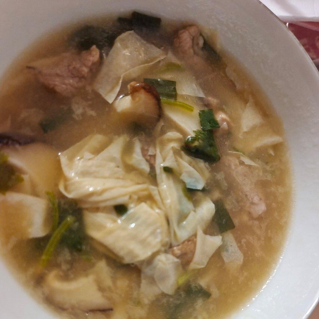 香菇肉丝汤
