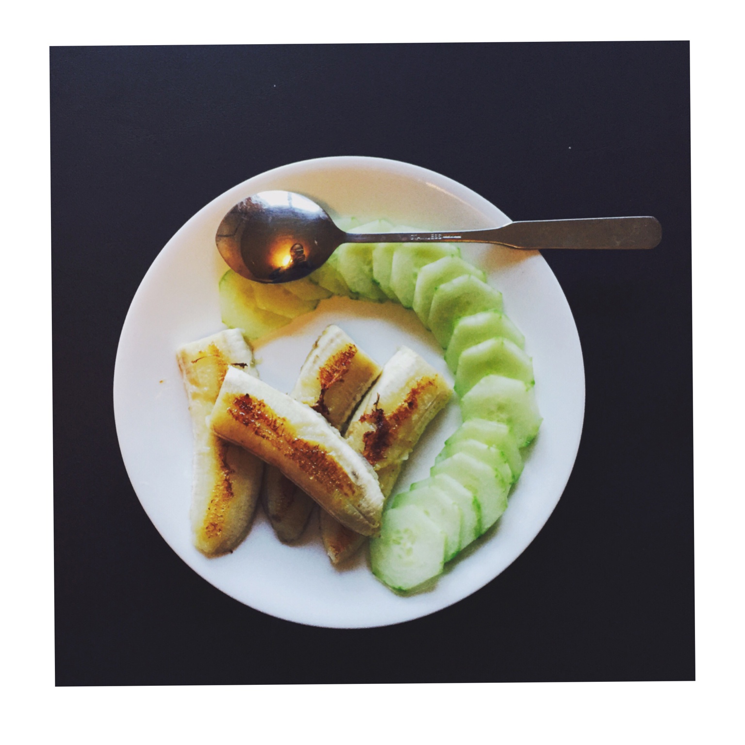 原汁原味煎香蕉