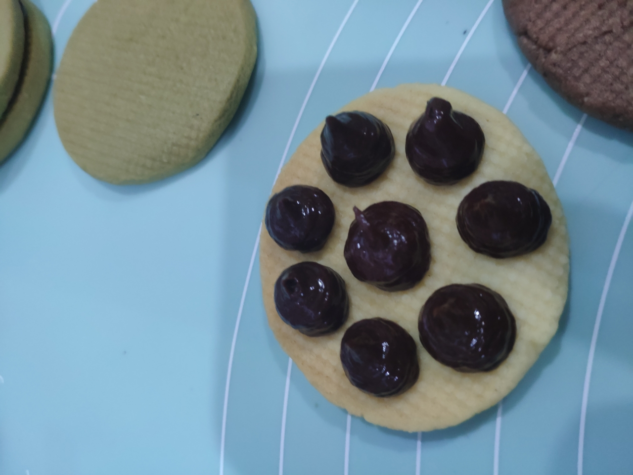 【原创】3种口味空气巧克力夹心饼干