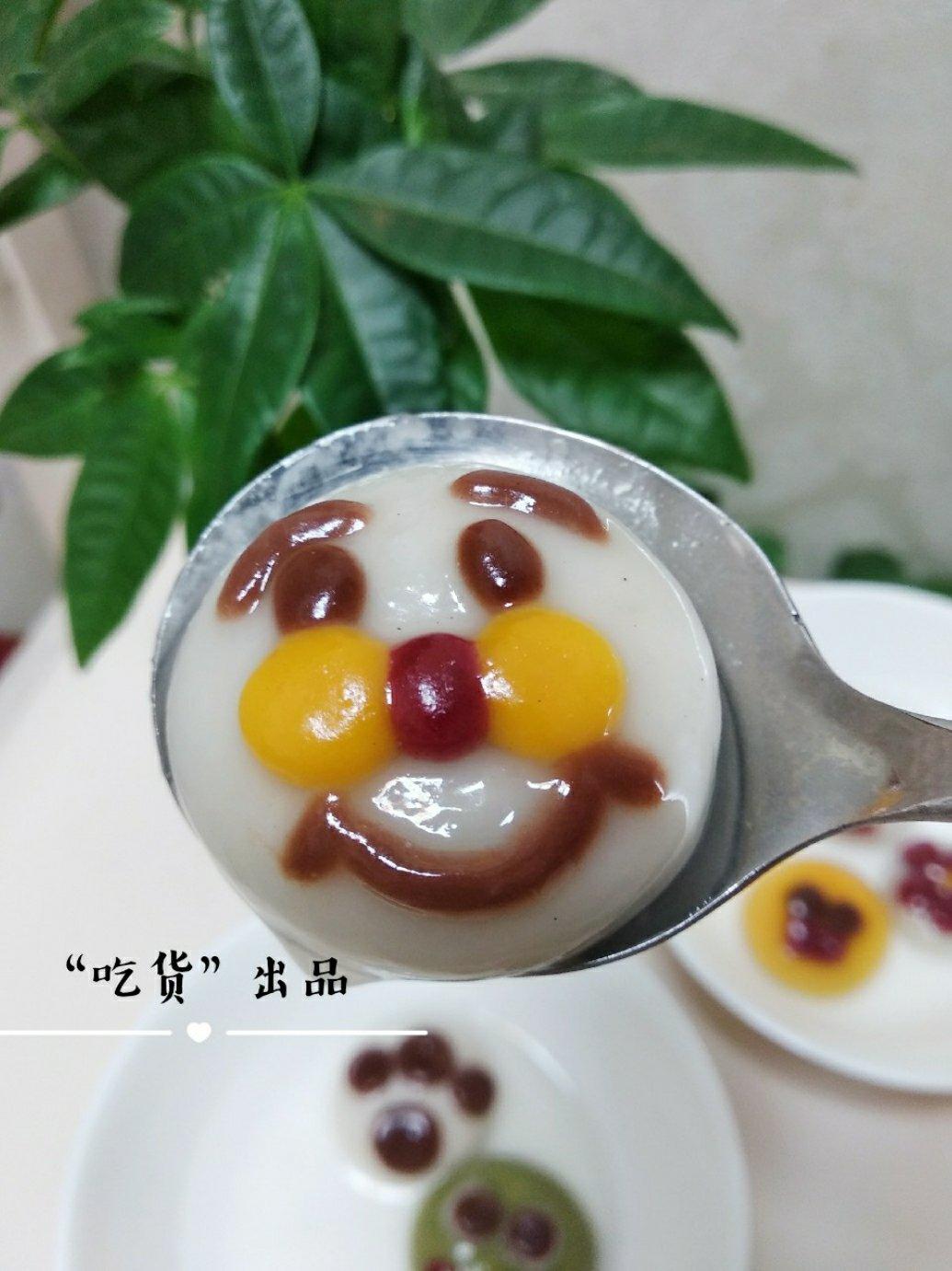 花生黑芝麻汤圆