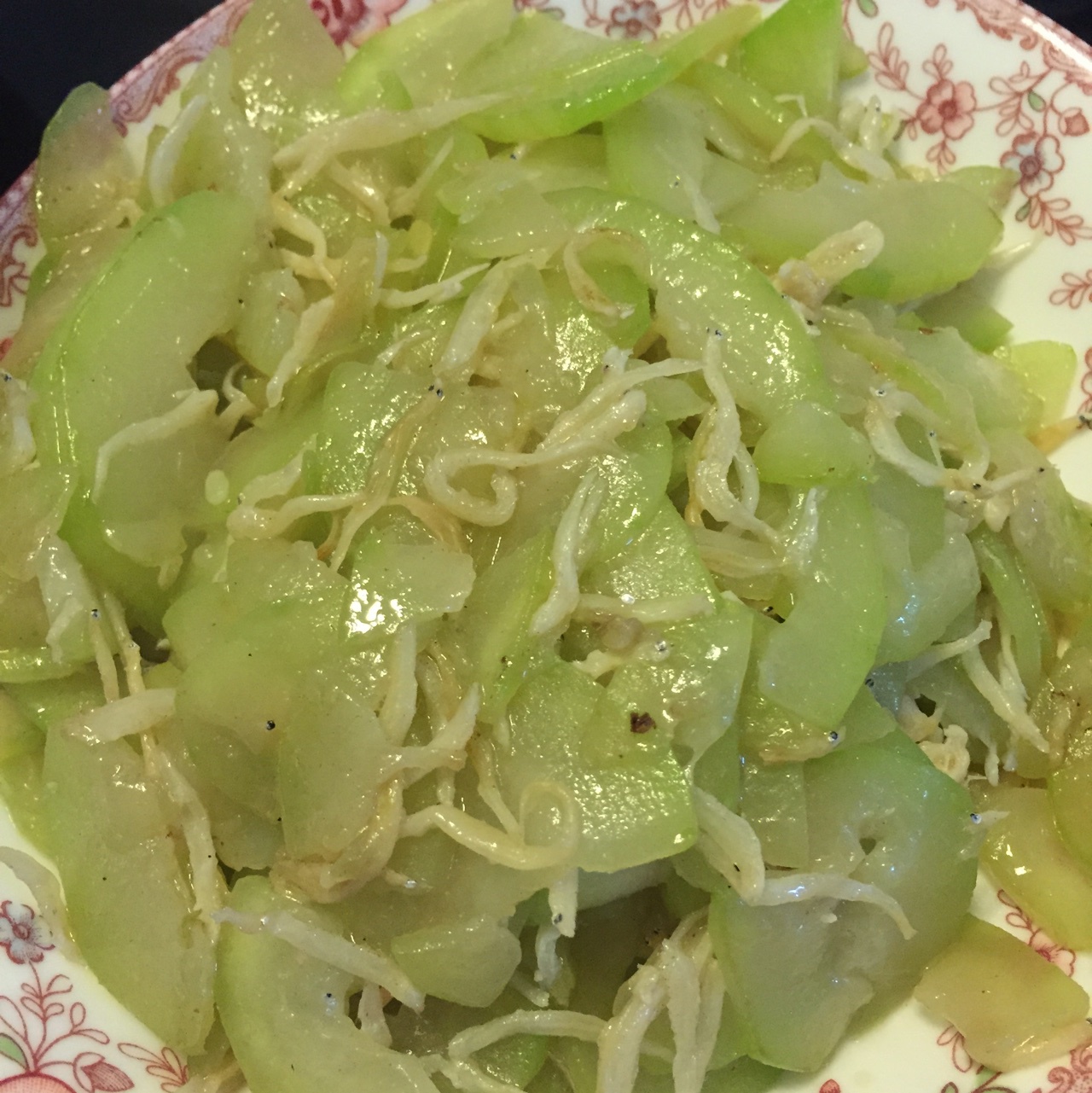 虾皮清炒西葫芦
