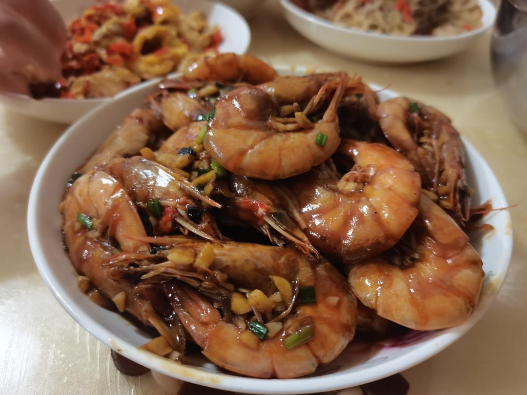 家庭版油焖大虾