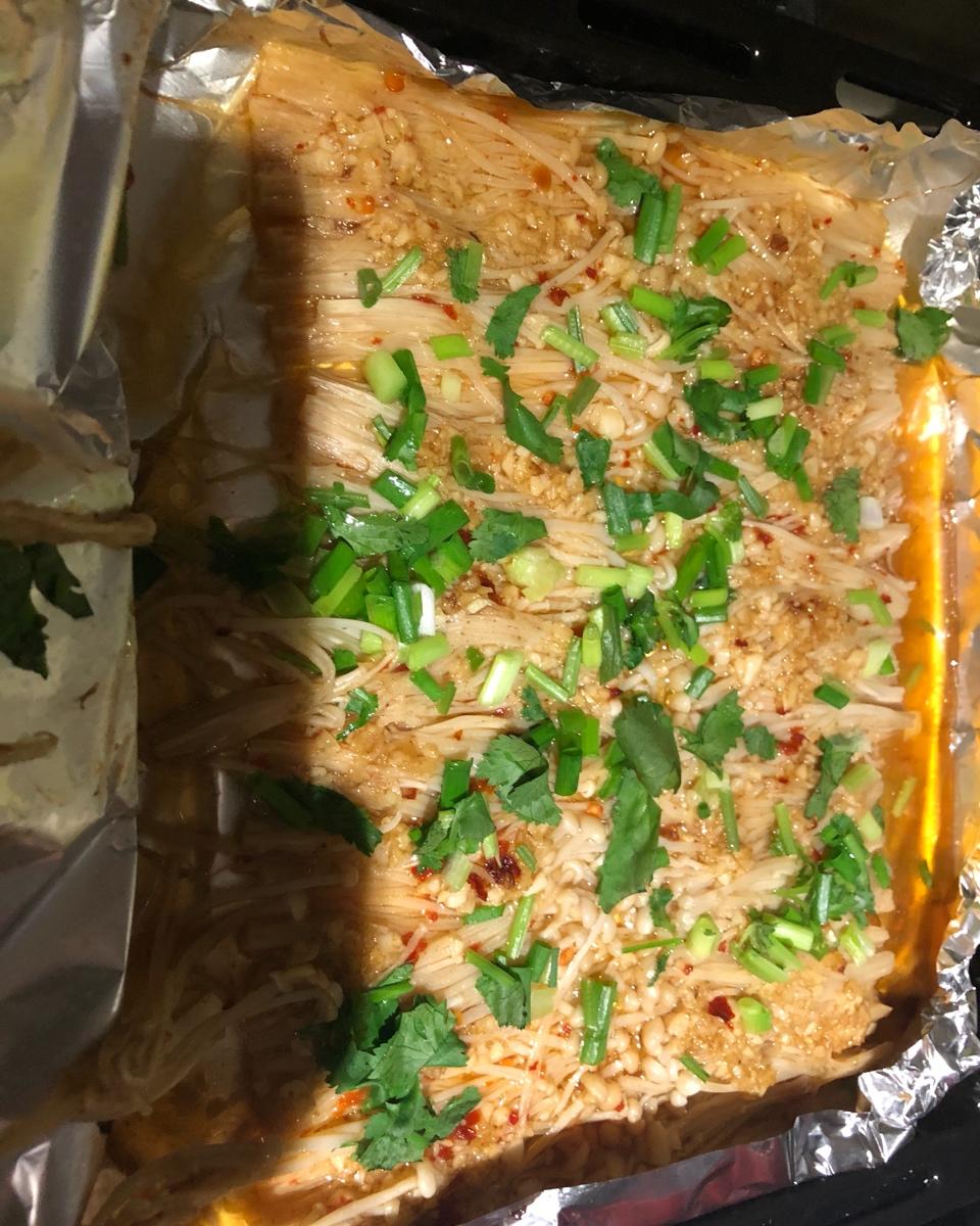 蒜蓉孜然烤金针菇