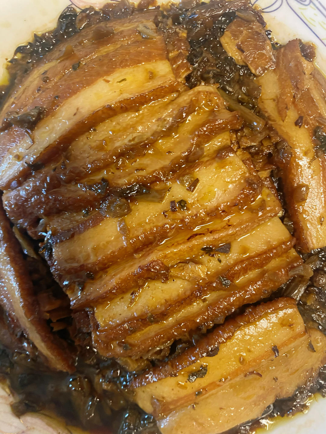 不用油炸更健康的梅菜扣肉