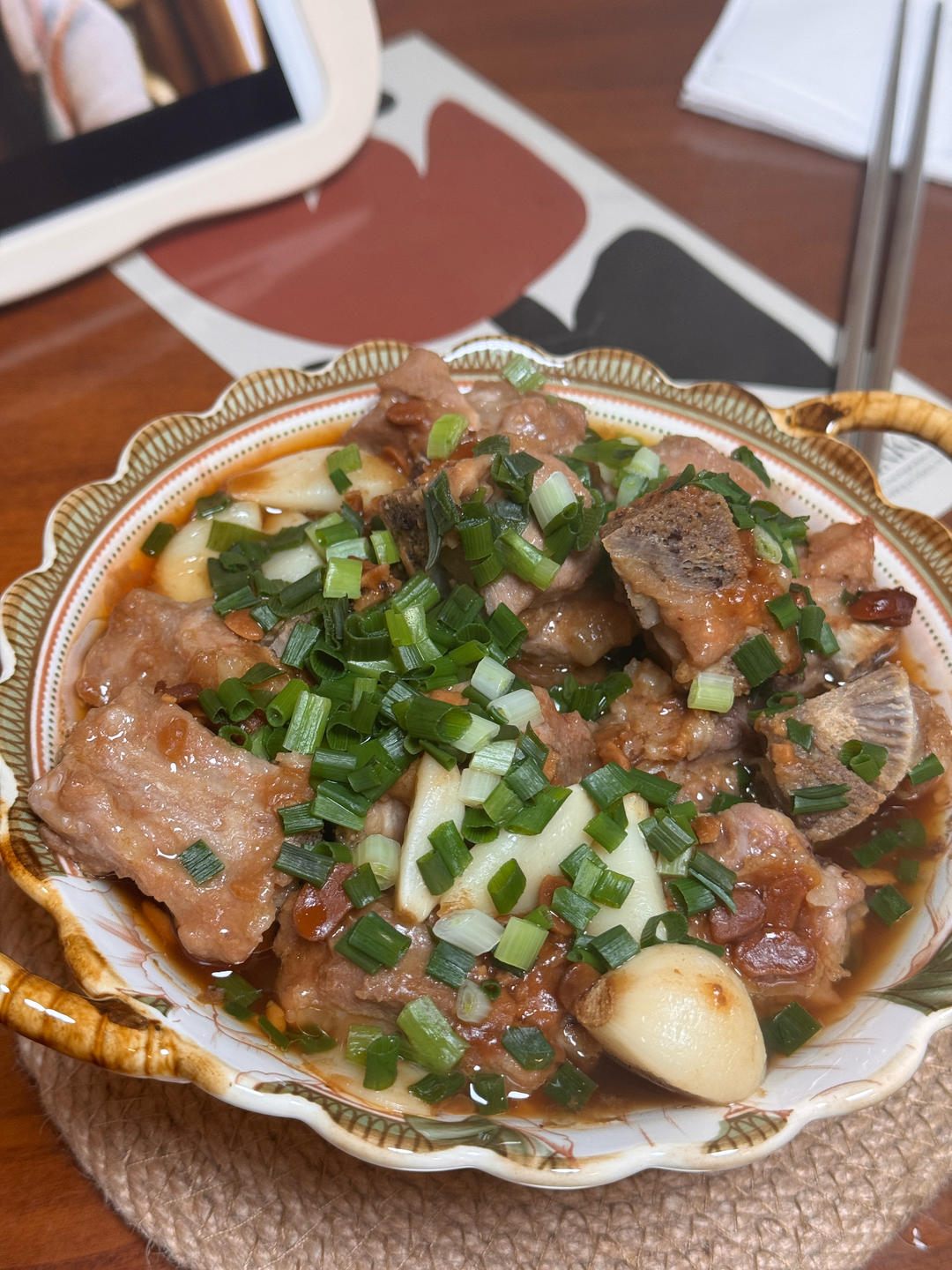 黄豆酱土豆蒸排骨