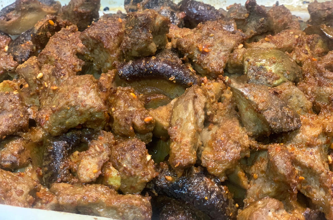 烤箱版牛肉串