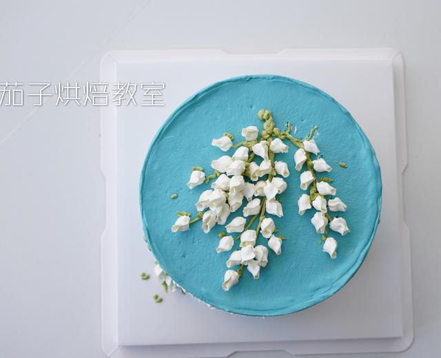 日式小清新风槐花蛋糕的做法