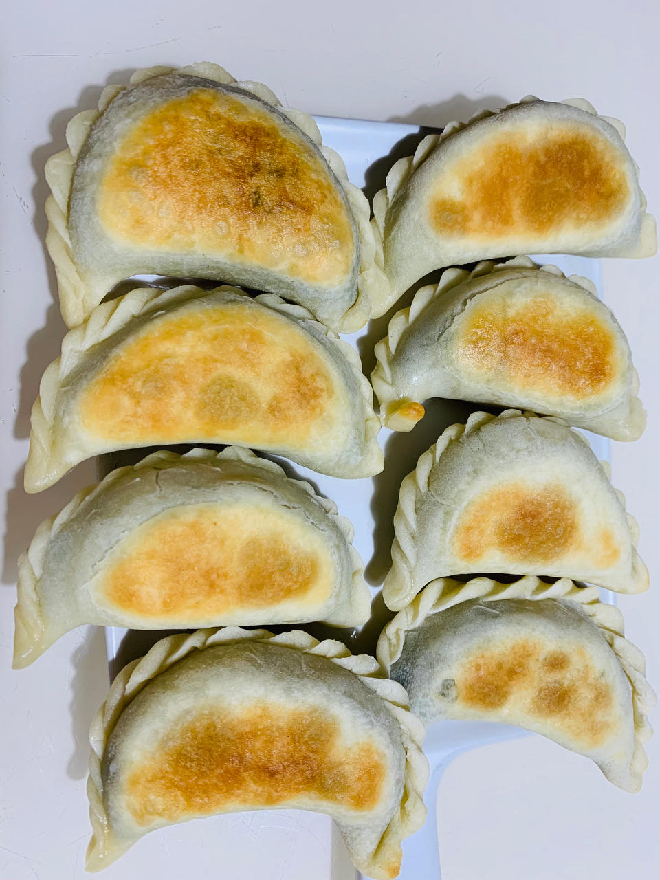 韭菜盒子（烫面）凉了也很软