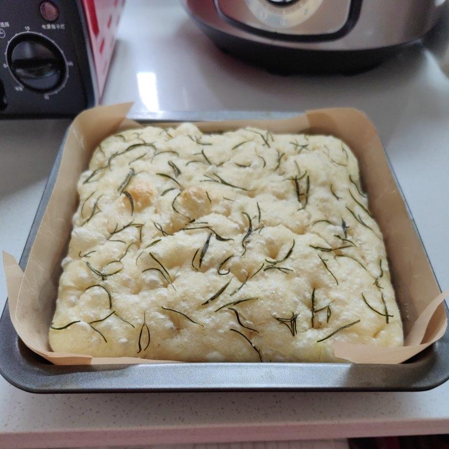 免揉面包-迷迭香佛卡夏🍕Rosemary Focaccia
