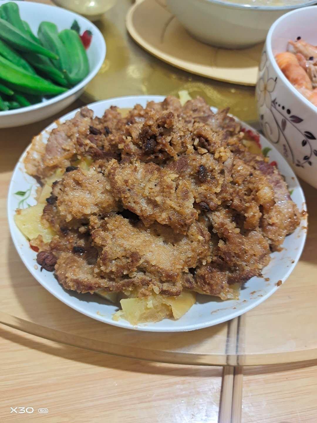 粉蒸肉（家庭版）