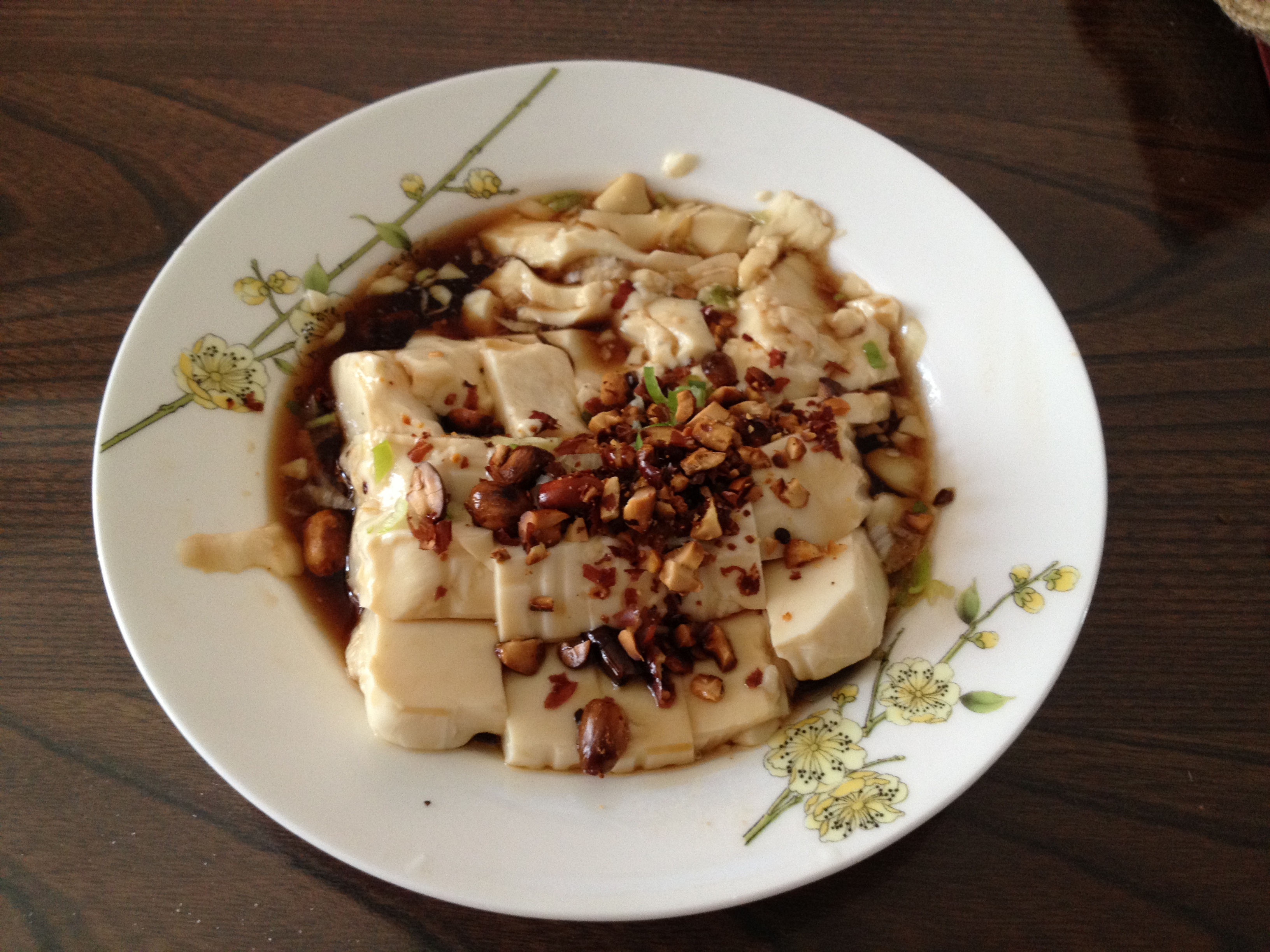 凉拌嫰豆腐