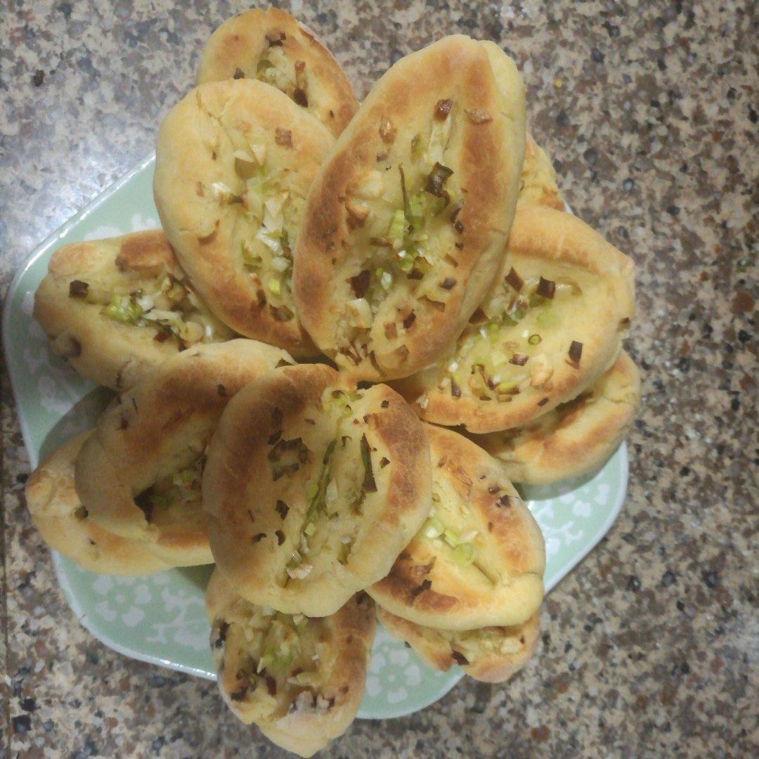 低脂蒜香咸面包