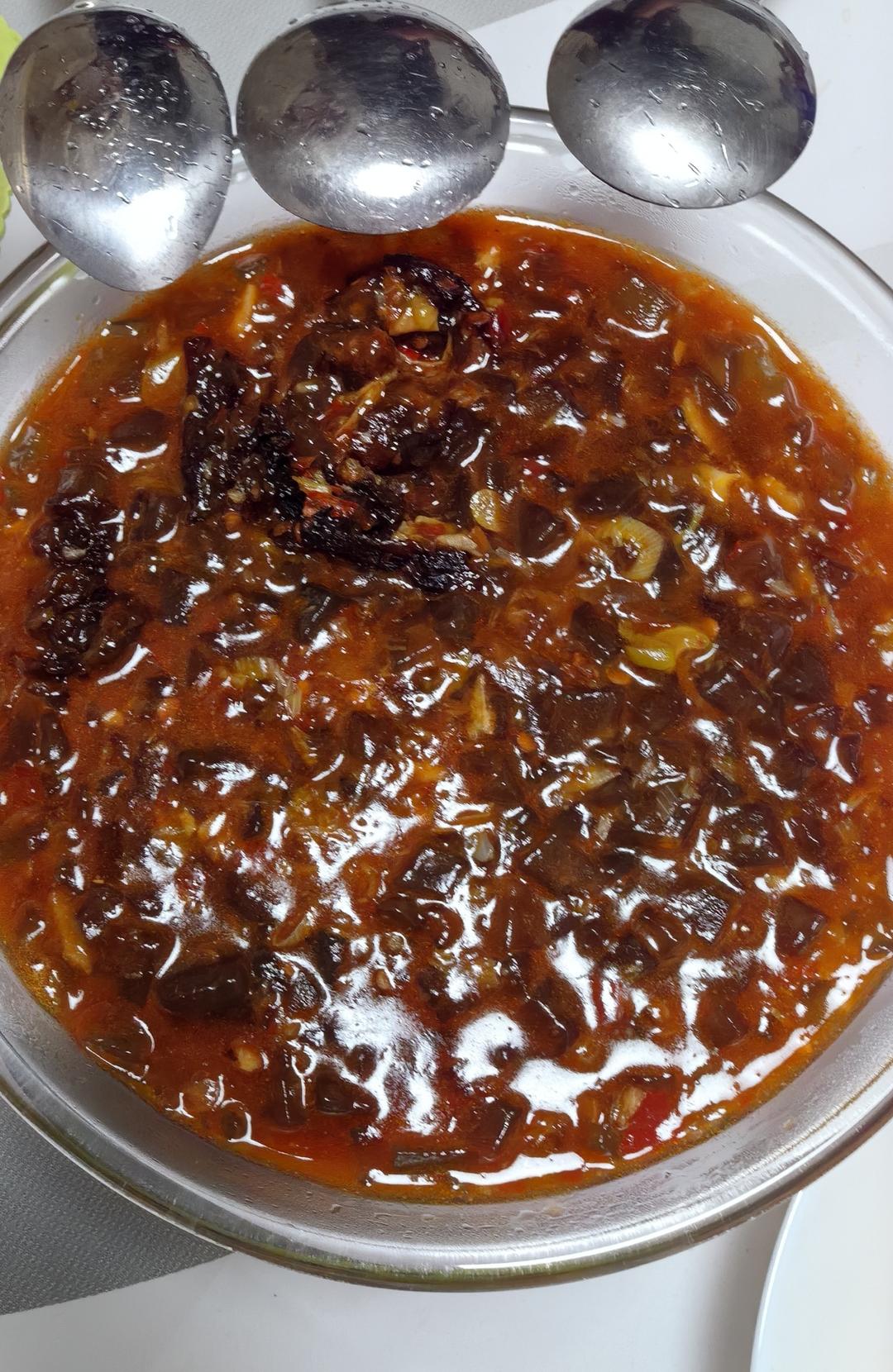 正宗路边摊炒凉粉