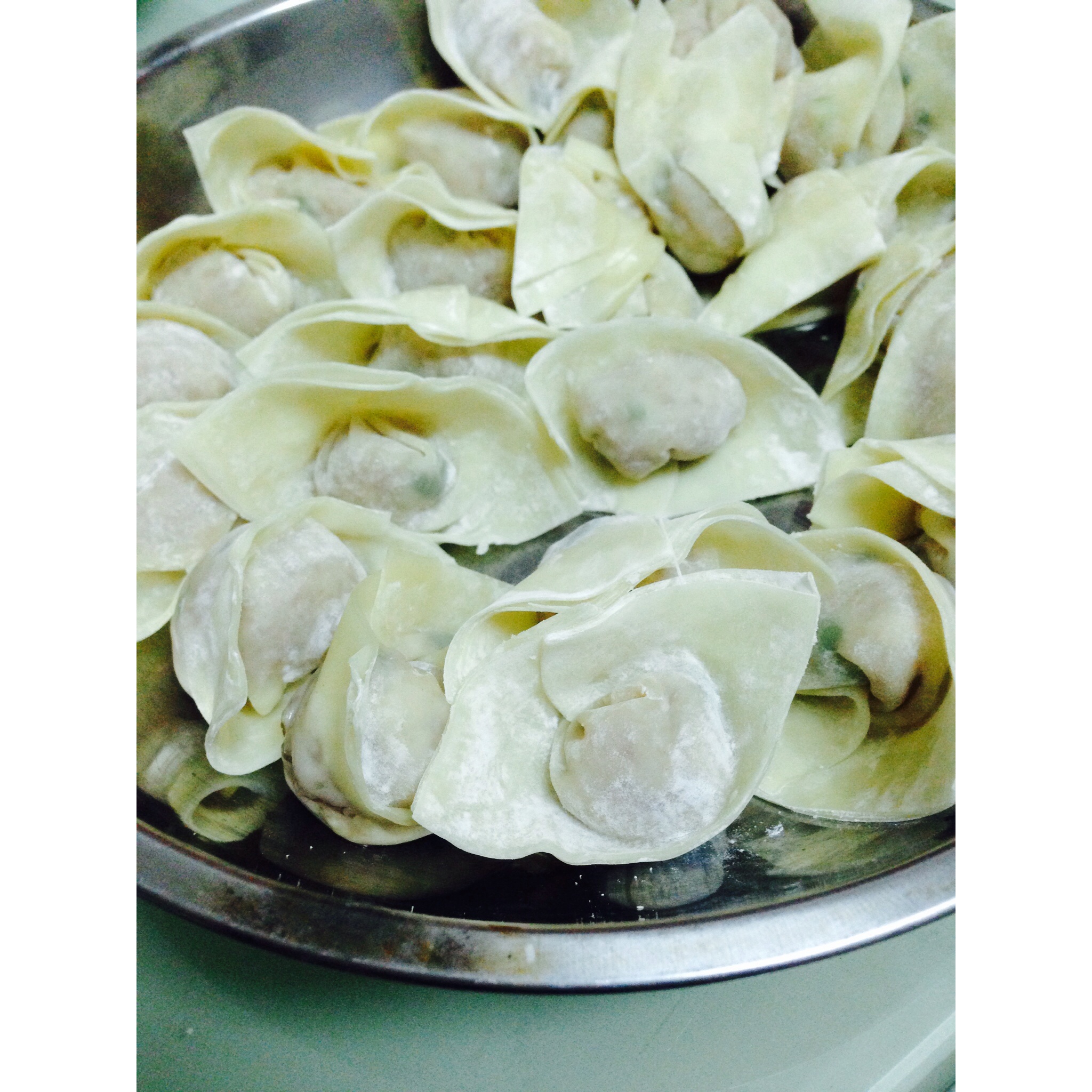 元宝馄饨的包法