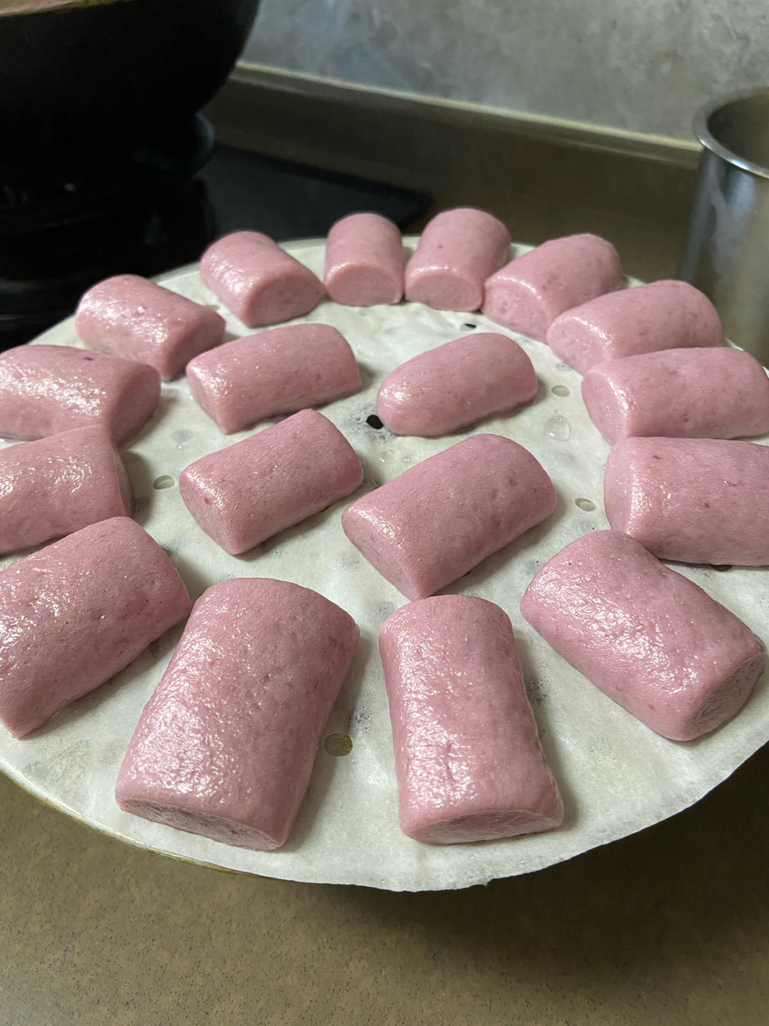 超软糯紫薯馒头一岁辅食宝宝馒头