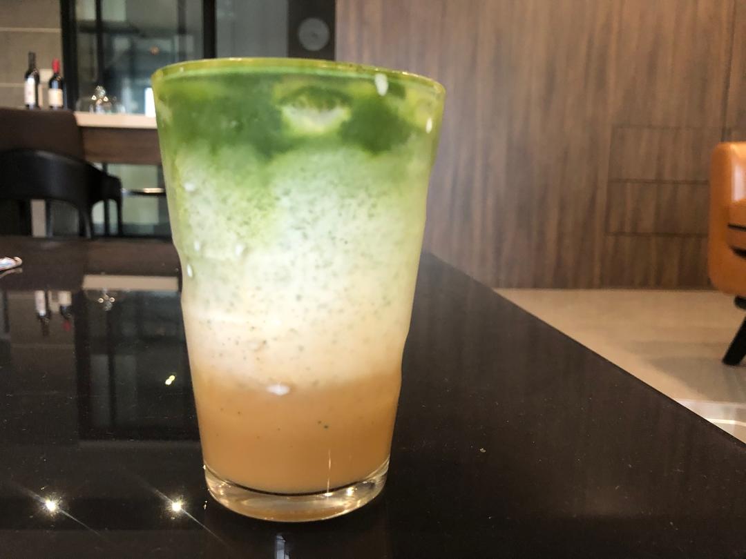 春日神仙饮品🌿绿野仙踪·抹茶咖啡拿铁🍵