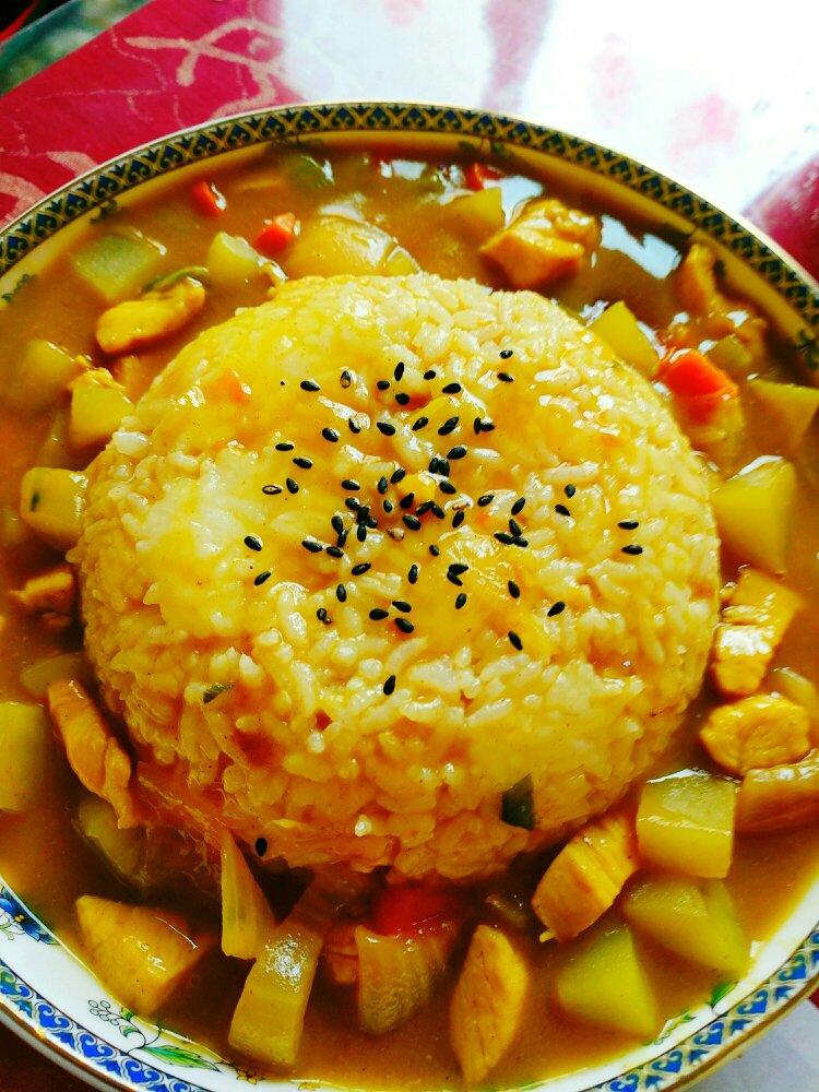 咖喱鸡饭