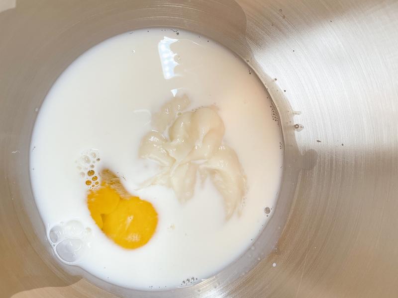 纯奶手撕吐司的做法 步骤1