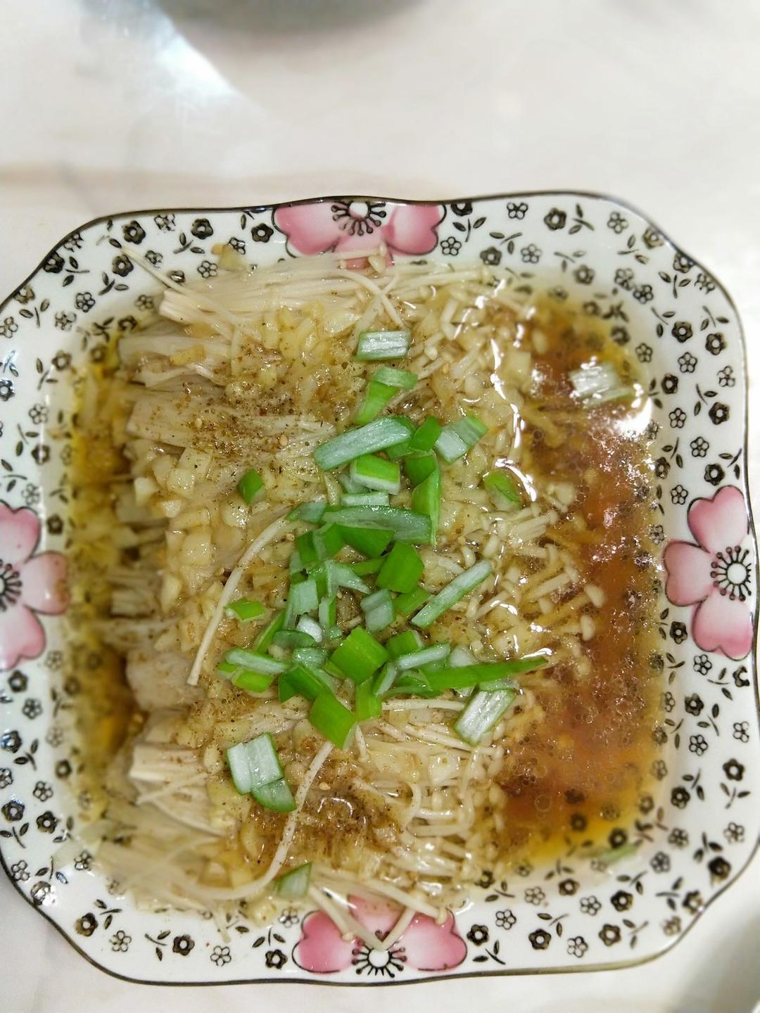蒜蓉蒸金针菇