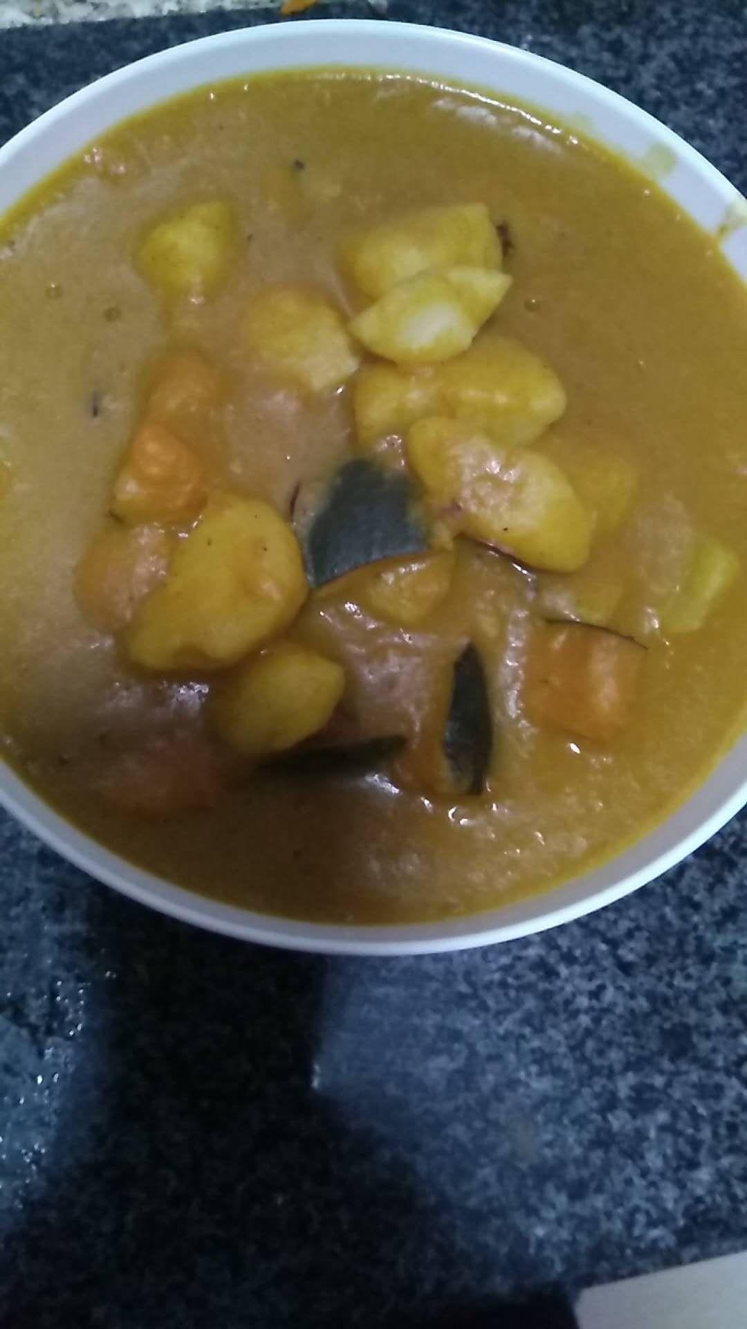 南瓜土豆咖喱的做法