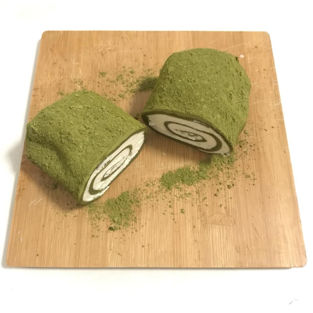 网红食谱│抹茶毛巾卷