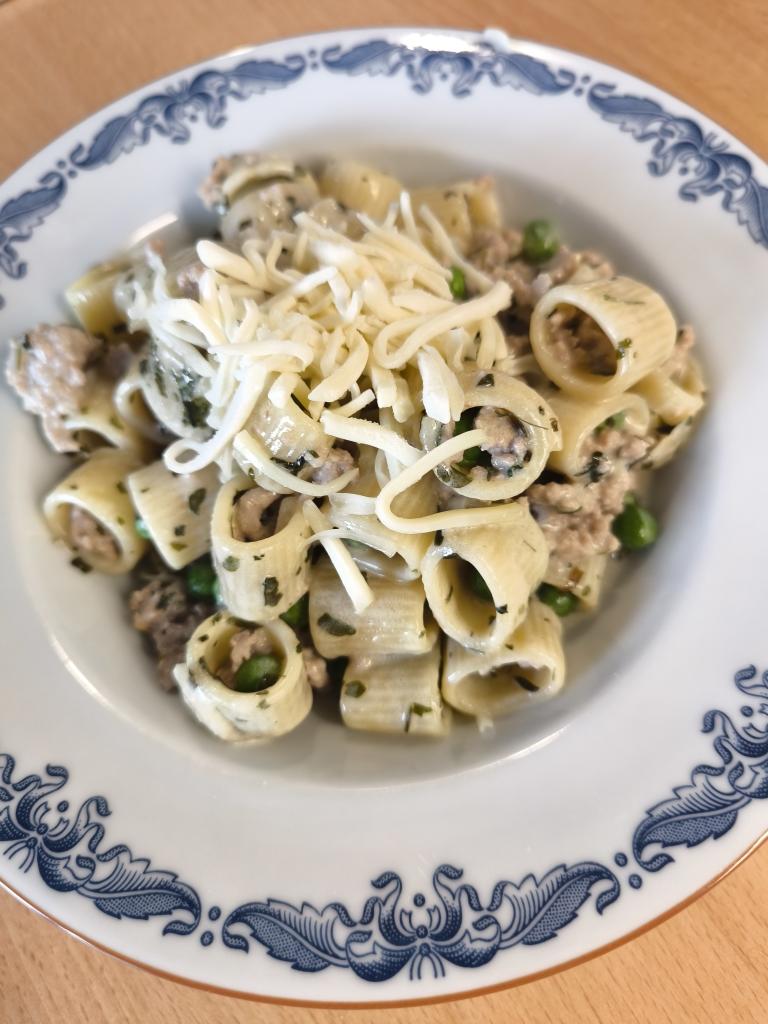 意大利通心粉炒肉末