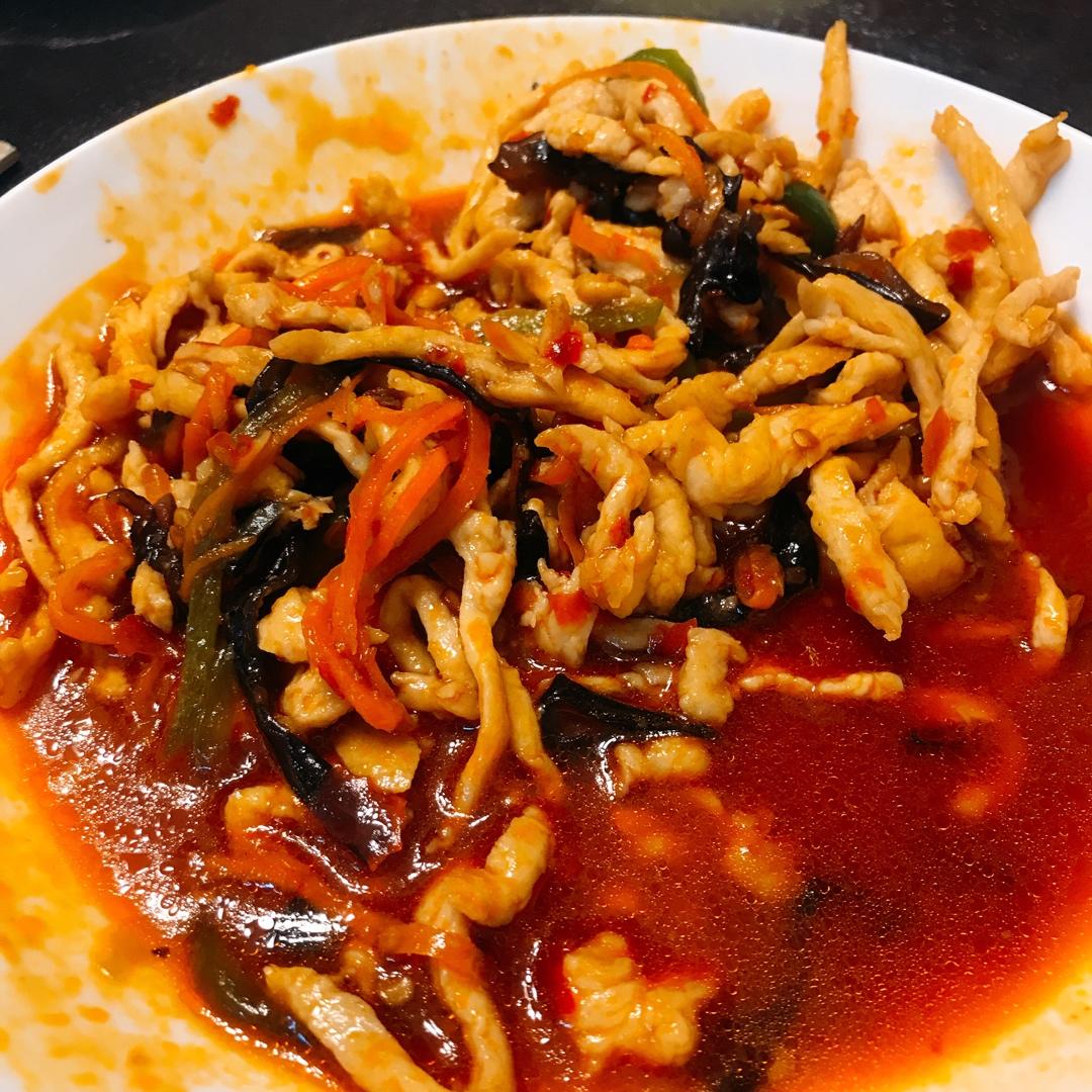 鱼香鸡丝
