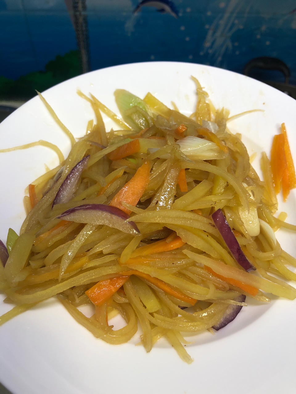 用来卷饼的土豆丝