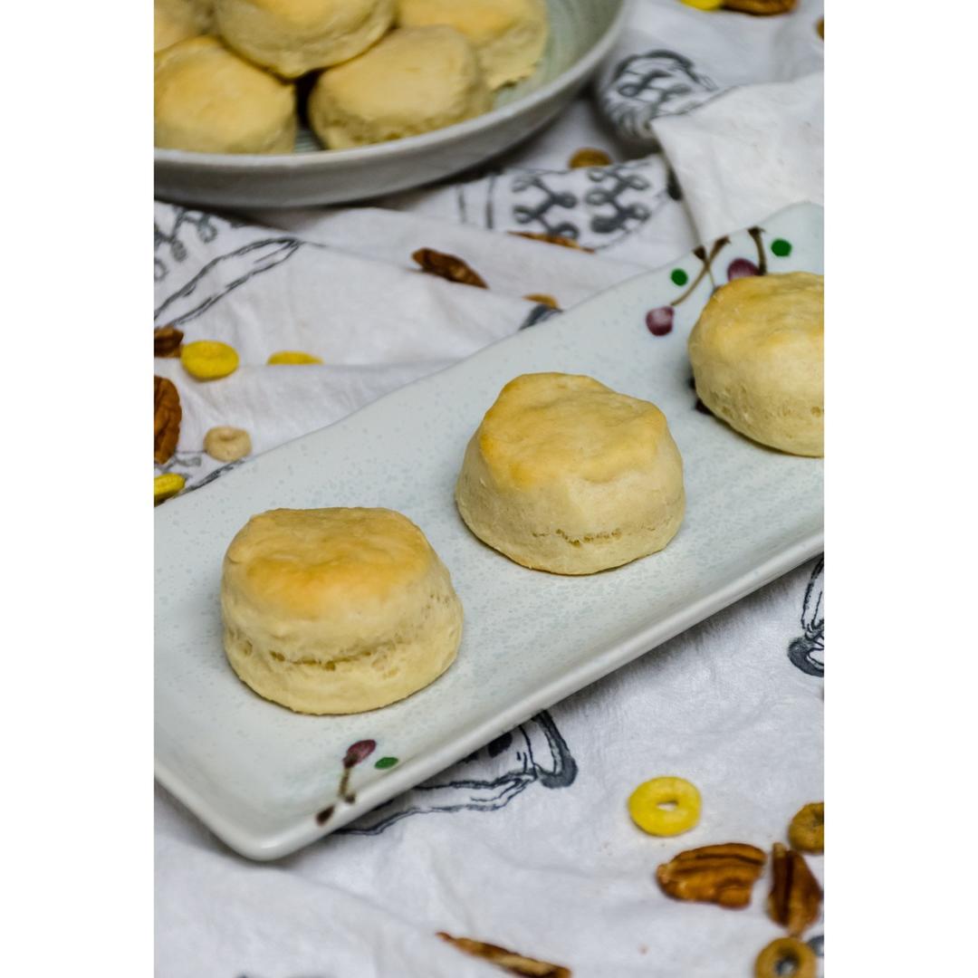 朴素的椰子油咸司康<Coconut Oil Biscuits>