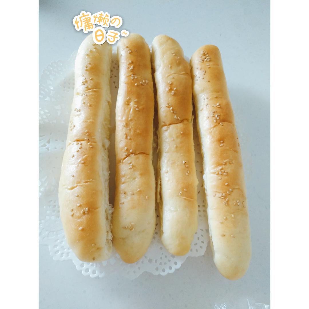 超简单一次发酵的面包棒