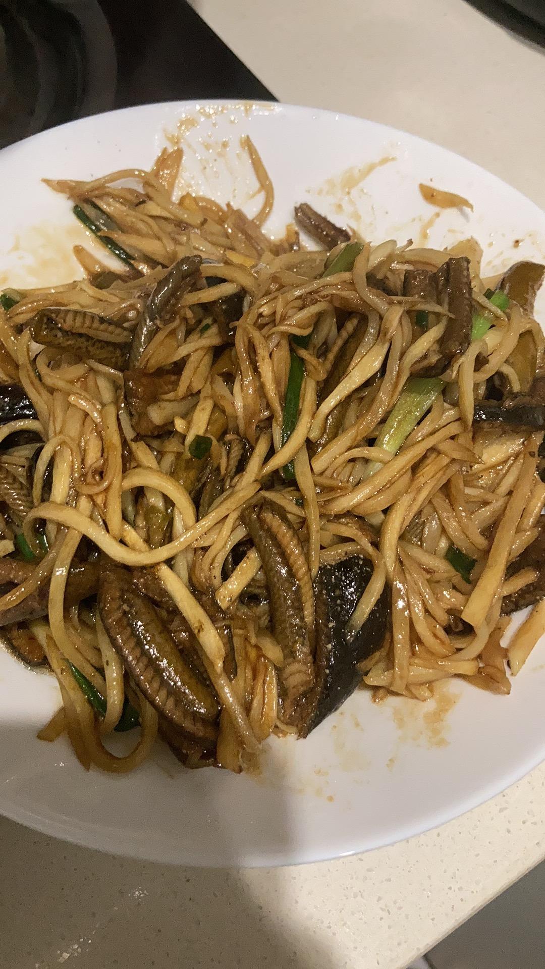 茭白鳝丝