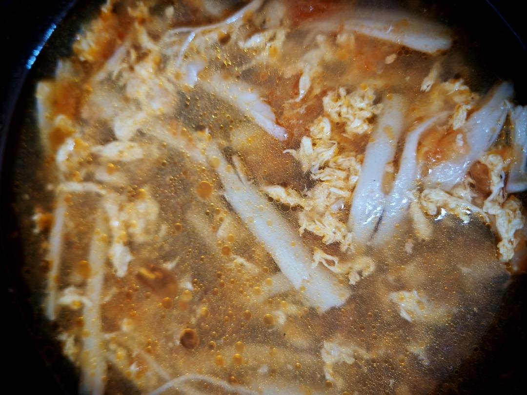 巨鲜美番茄蘑菇蛋汤