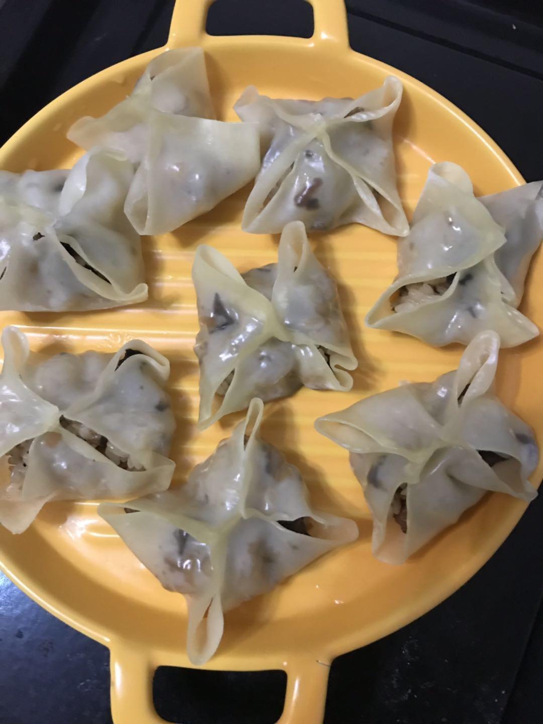 不会包花也能做的口袋烧麦