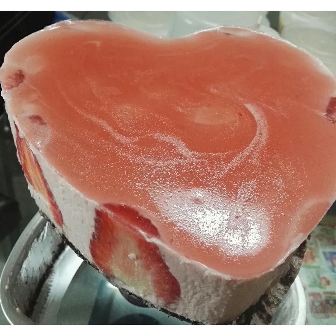 火龙果慕斯蛋糕