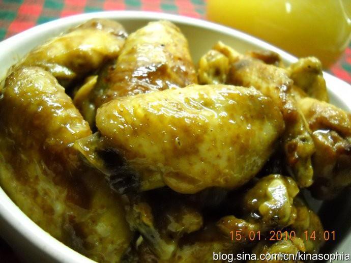 蜜汁烤鸡翅的做法