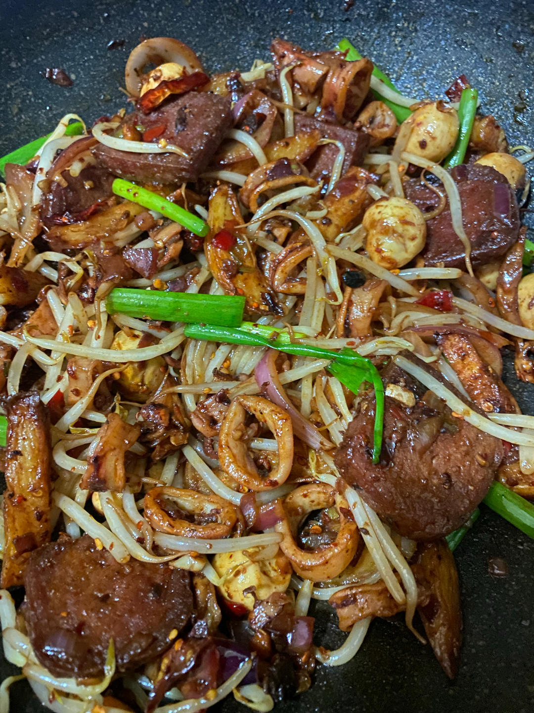 干锅鱿鱼土豆