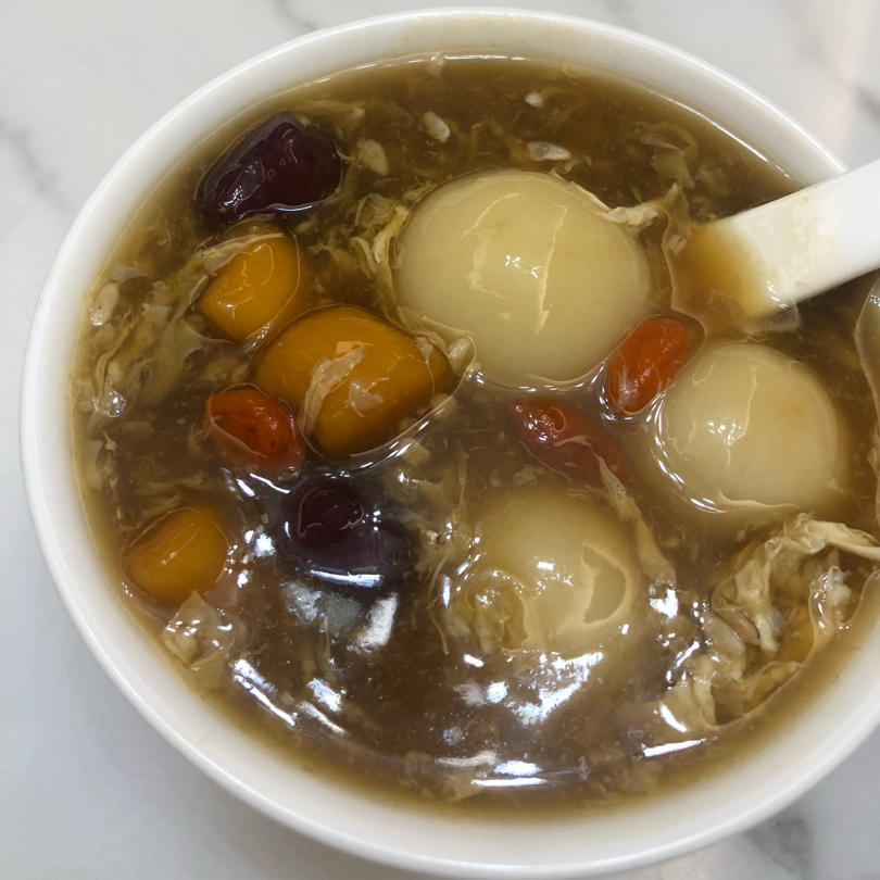 蛋花酒酿圆子