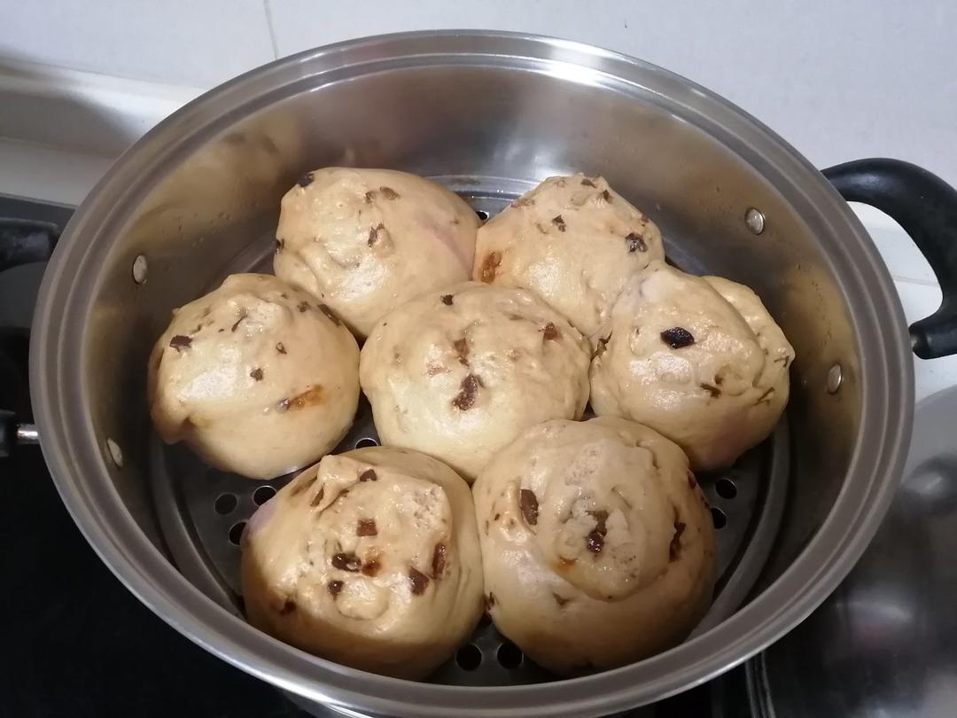 新手也能爆开花的老面红糖大枣开花馒头（泡打粉版or无泡打粉版）