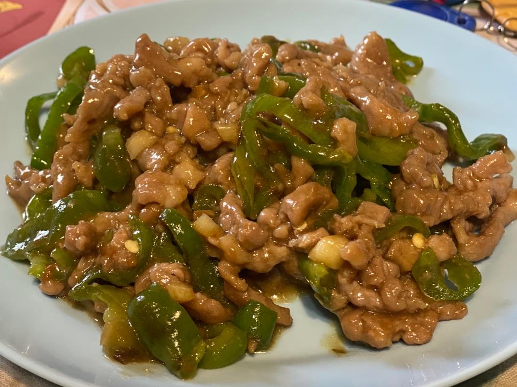 ‼️好吃到舔盘的青椒肉丝盖浇饭