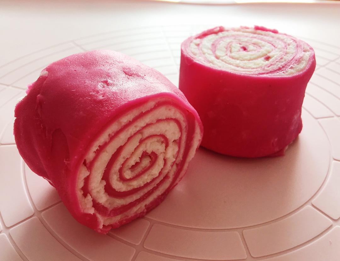 火龙果毛巾卷 宝宝辅食食谱