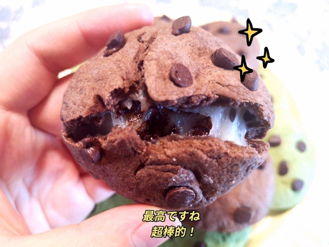 可可/抹茶麻薯夹心软曲奇