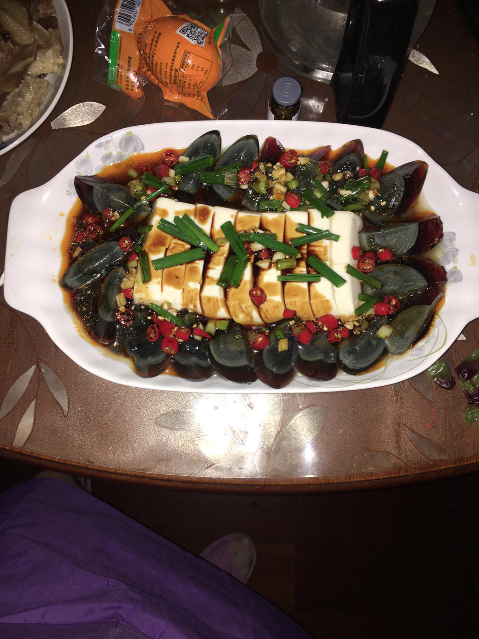 好吃爽口的皮蛋豆腐