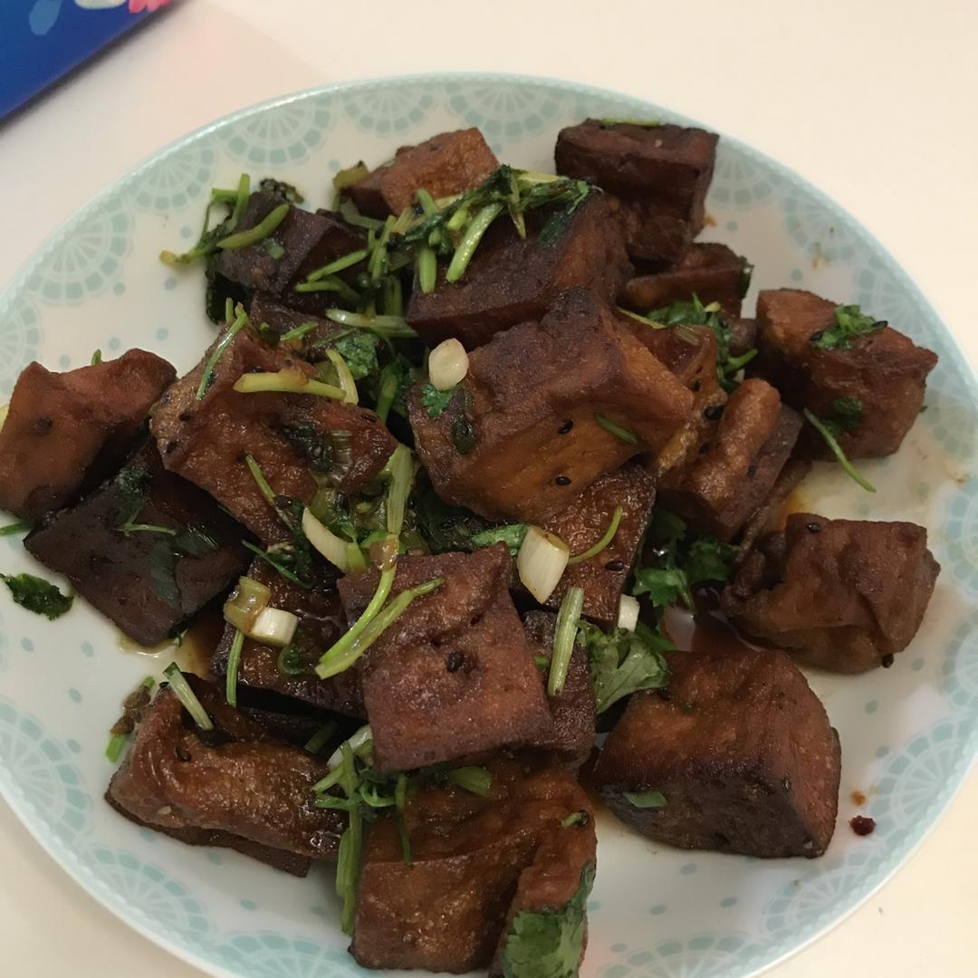 外酥里嫩的煎豆腐