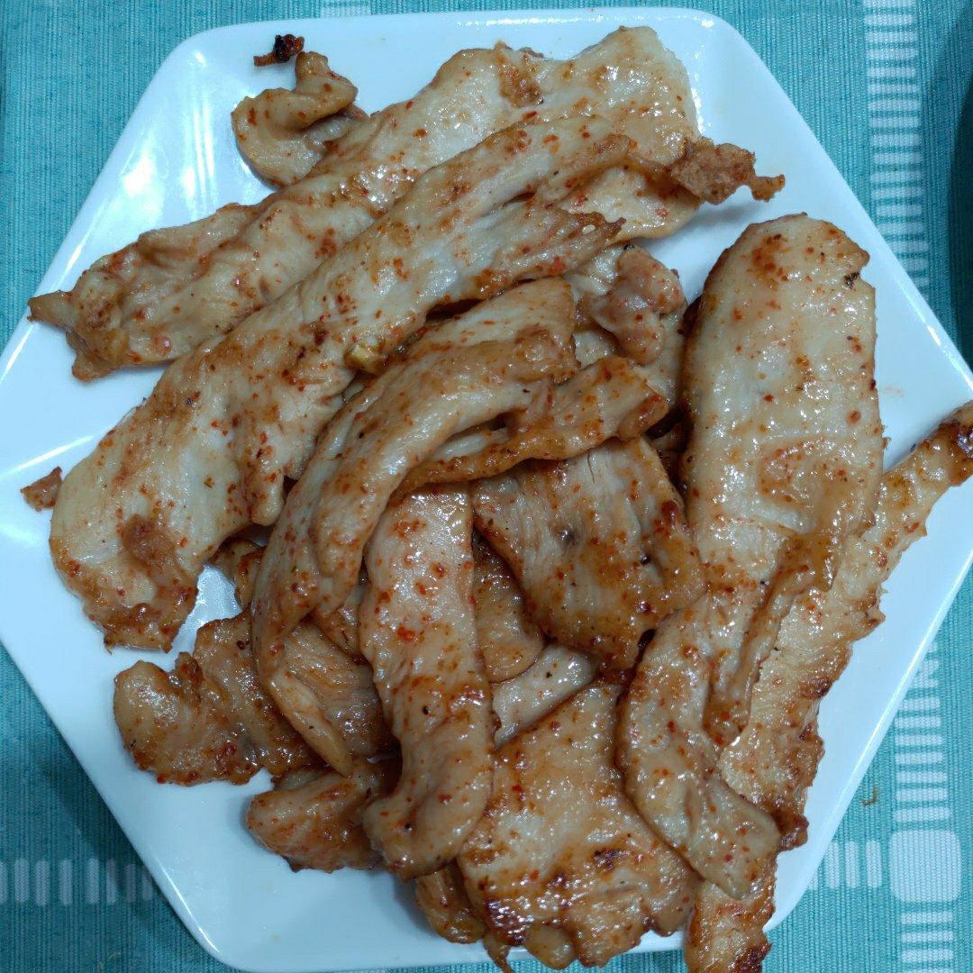 蚝油煎鸡胸肉（真的只要腌了就炒鸡嫩！（新增微波式