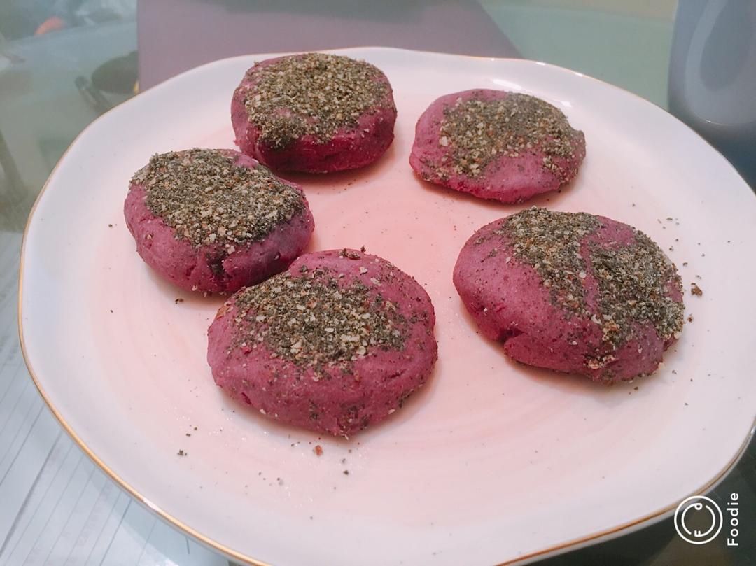 全麦紫薯饼（减脂碳水低GI）糯米口感