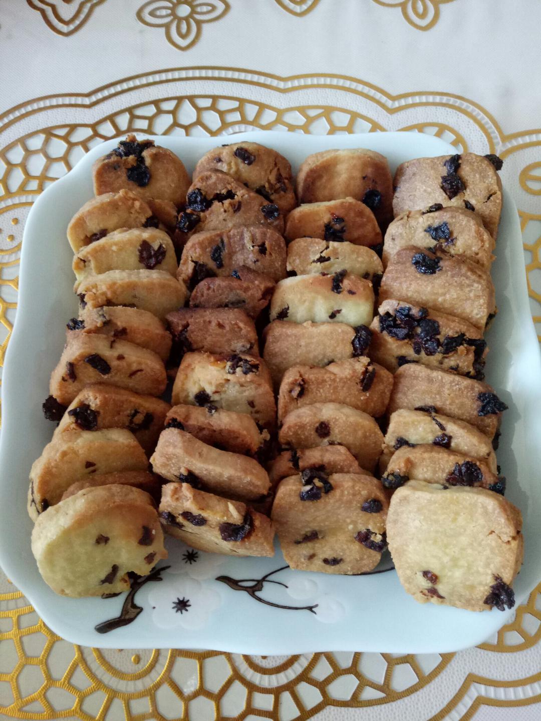 低糖少油版蔓越莓饼干