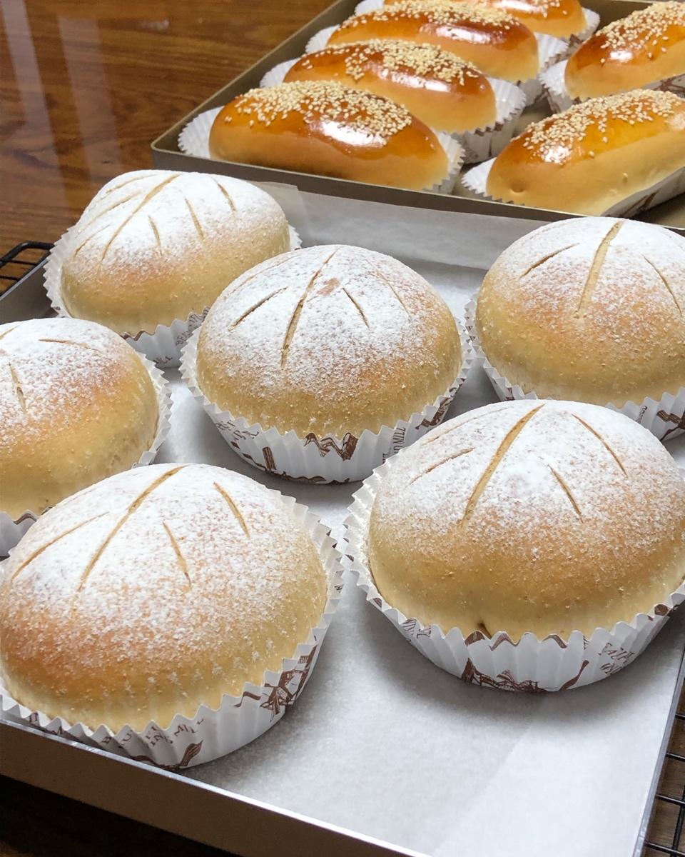 芋泥椰浆麻薯软欧包