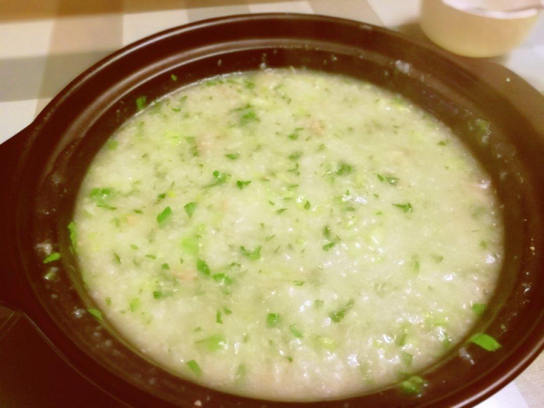 香菇青菜粥（砂锅粥）