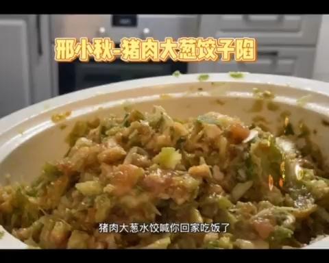 邢小秋-猪肉大葱饺子馅的做法