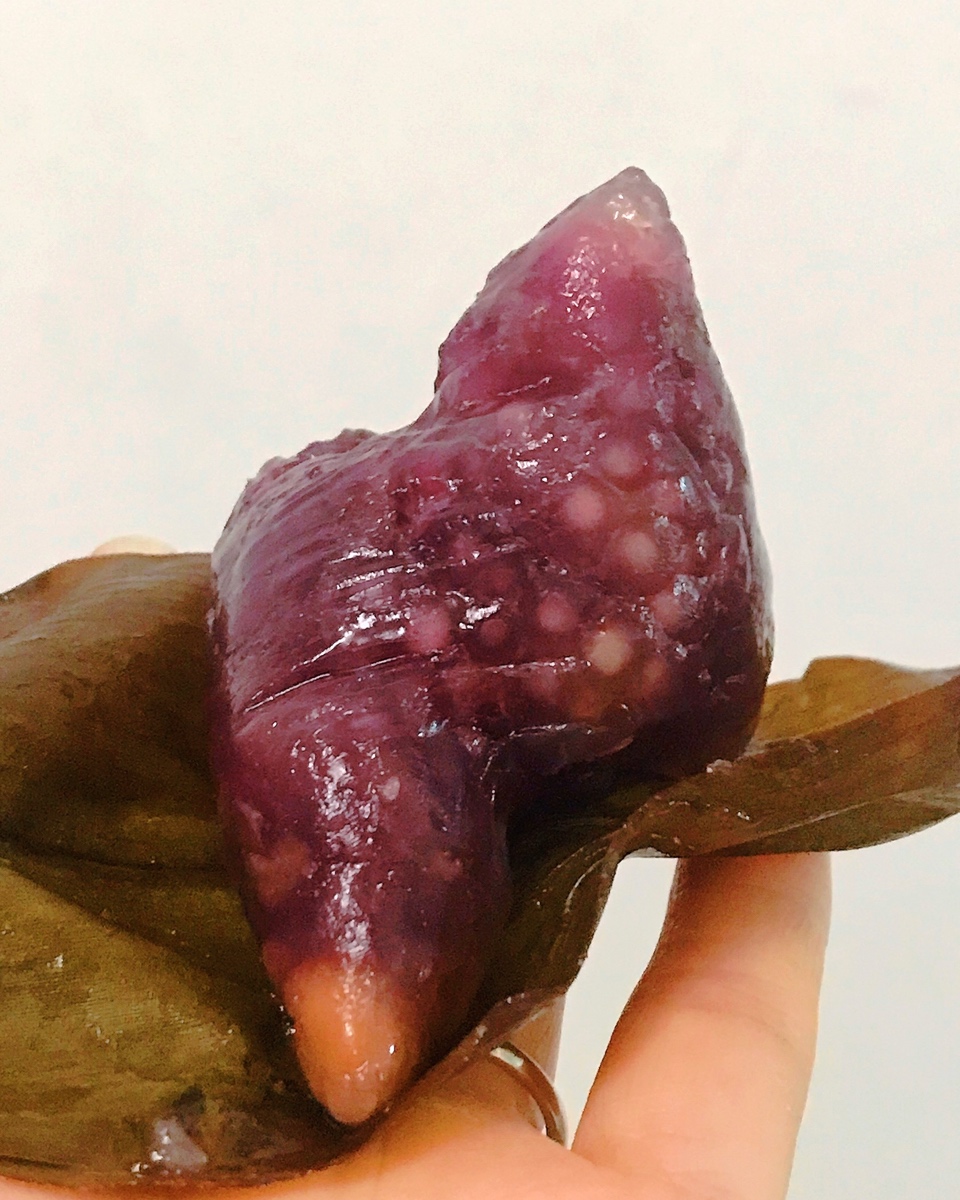 紫薯/红薯@西米粽（水晶粽）